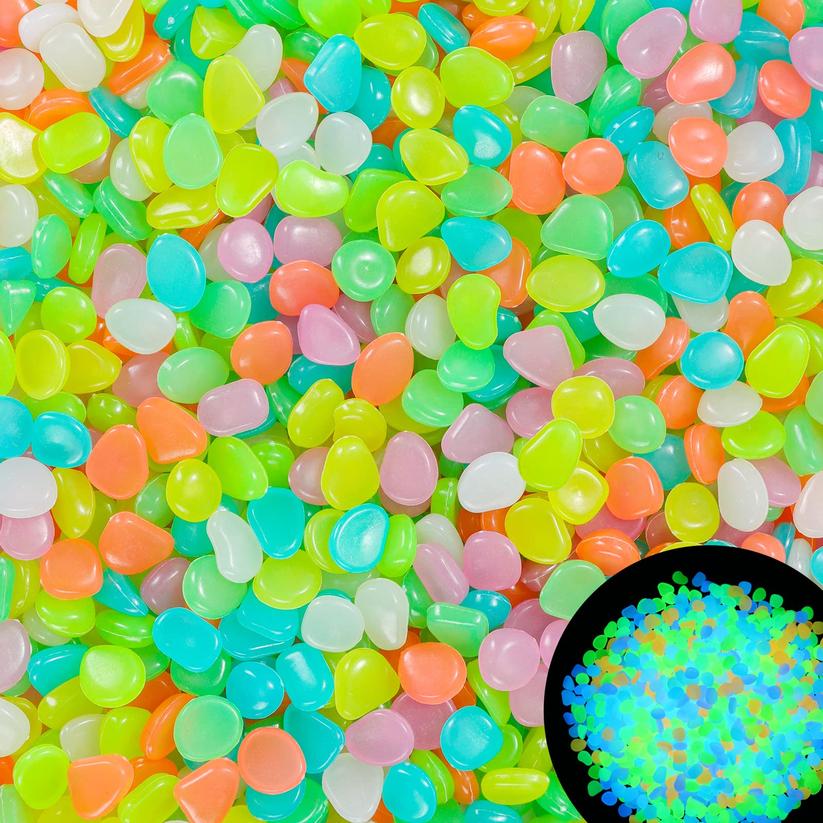 Aquarium Fish Gallery - 100Pcs Glow in the Dark Garden
