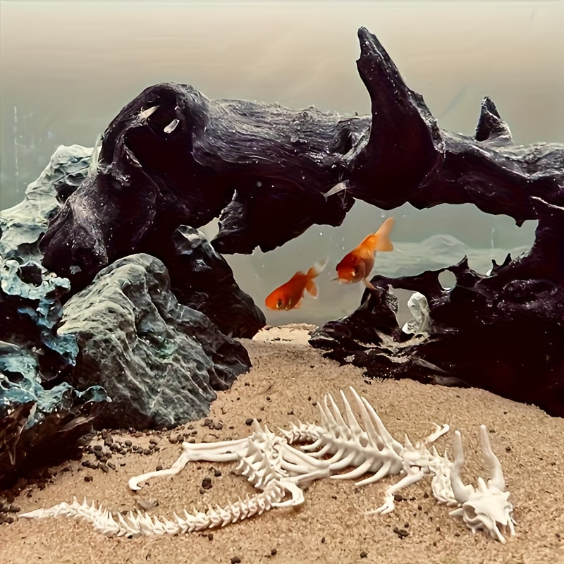 1pc Dragon-Shaped Fishbone Dec - Aquarium Fish Dragon 评论和价格