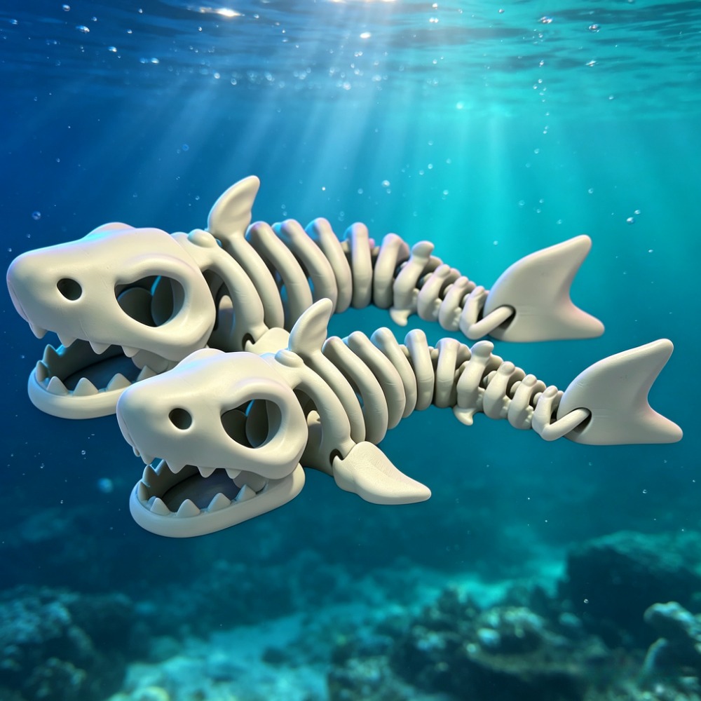 Shark Skeleton Aquarium Decor  - Aquarium Fish Quarantine 评论和价格
