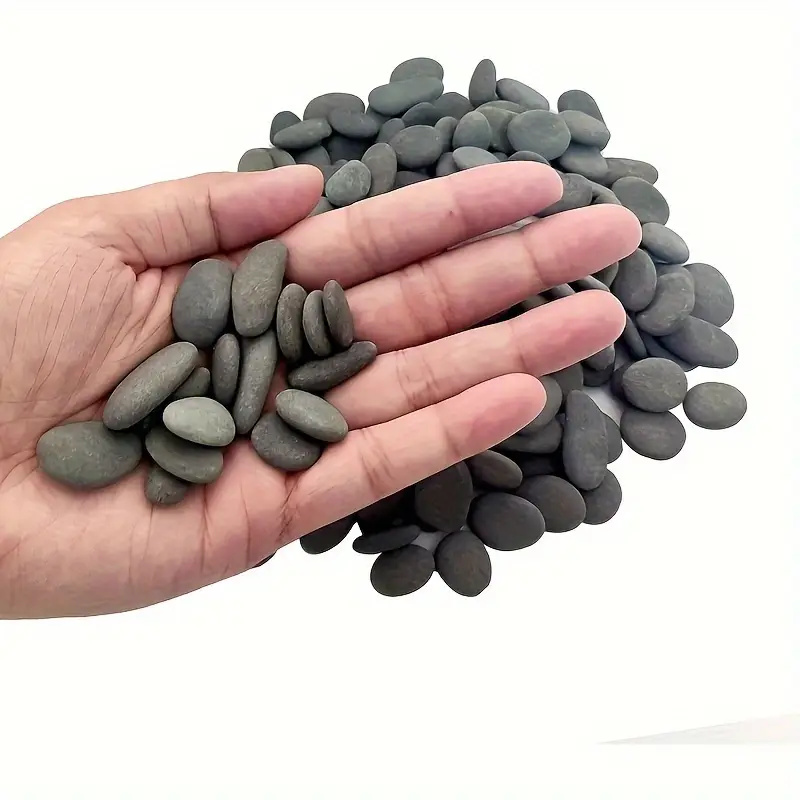 20Pcs Natural River Rocks Smoo - Aquarium Fish Gallery 评论和价格