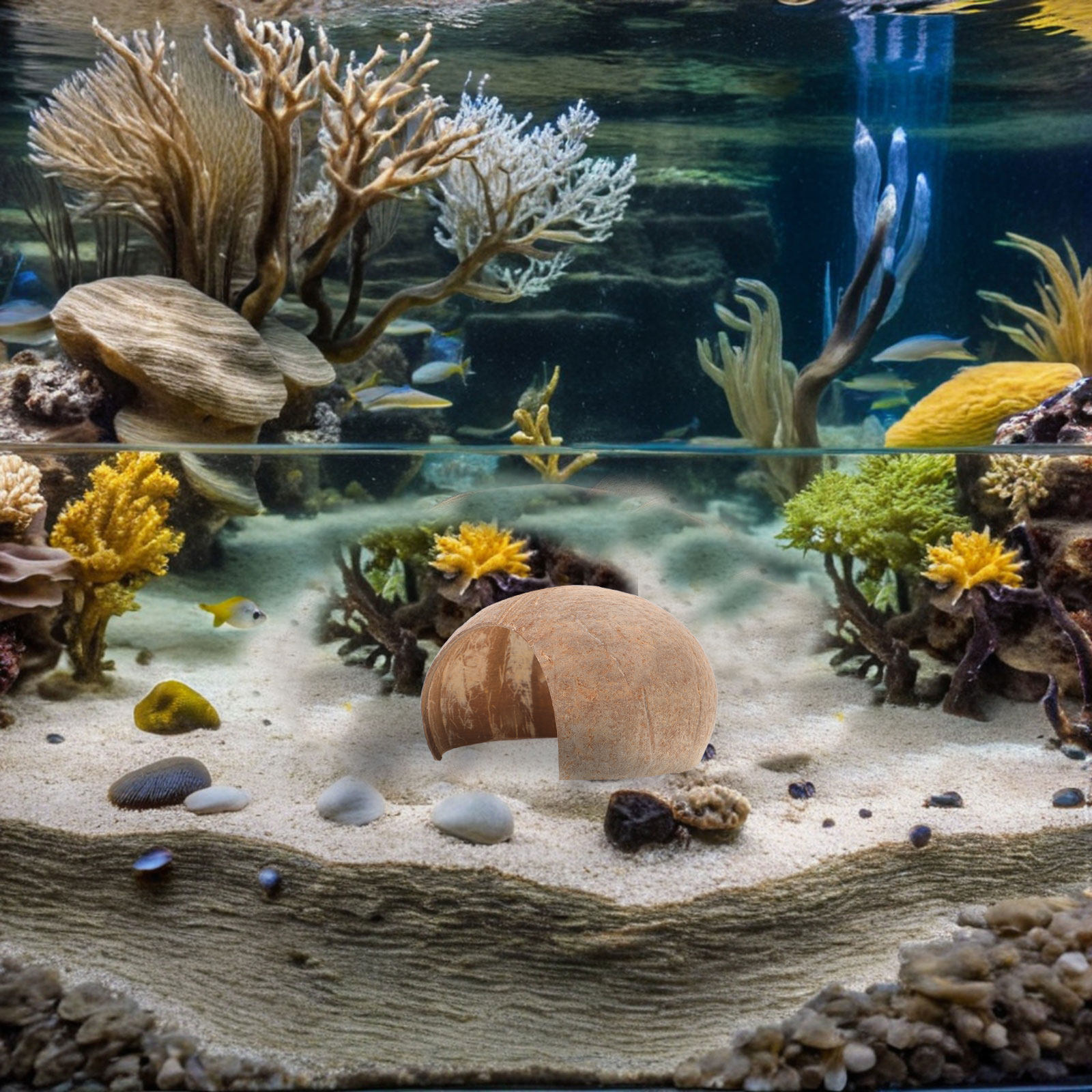 2Pcs Aquarium Fish Hiding Spot - Aquarium Fish Hiding Spot 评论和价格