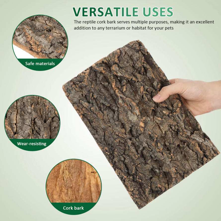1pc Cork Bark Reptile Climbing - Aquarium Fish Dragon 评论和价格