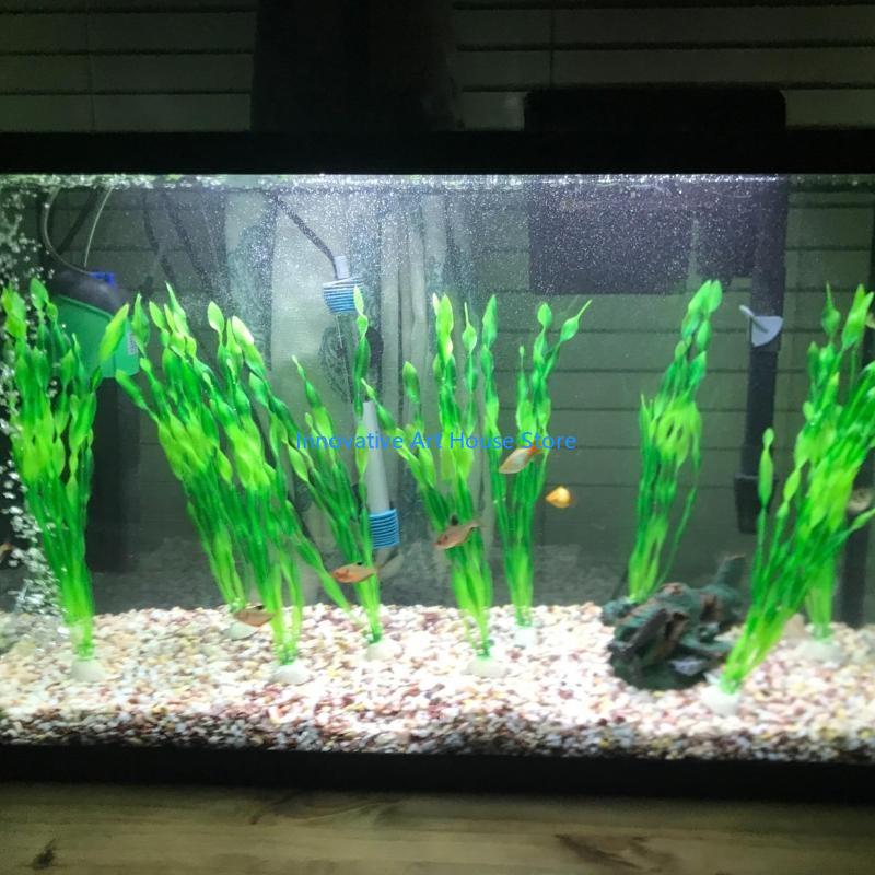 E1PC 10x Artificial Green Aqua - Aquarium Fish Hiding Spot 评论和价格