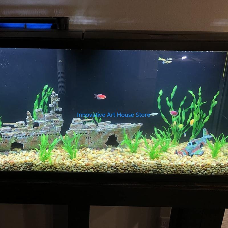 E1PC 10x Artificial Green Aqua - Aquarium Fish Hiding Spot 评论和价格