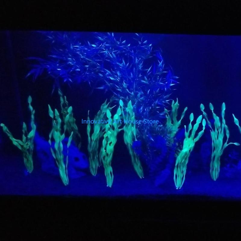 E1PC 10x Artificial Green Aqua - Aquarium Fish Hiding Spot 评论和价格