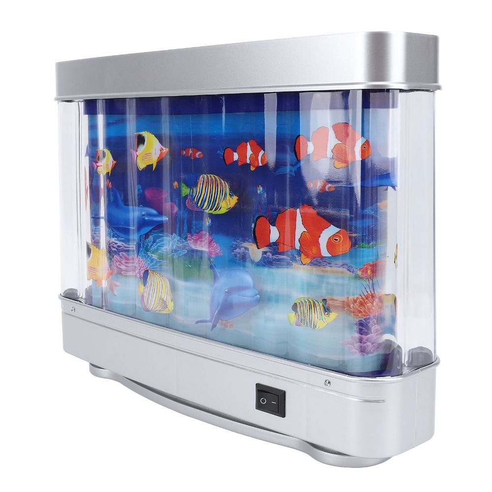Decorative LED Fake Fish Tank  - Aquarium Fish Exotic 评论和价格