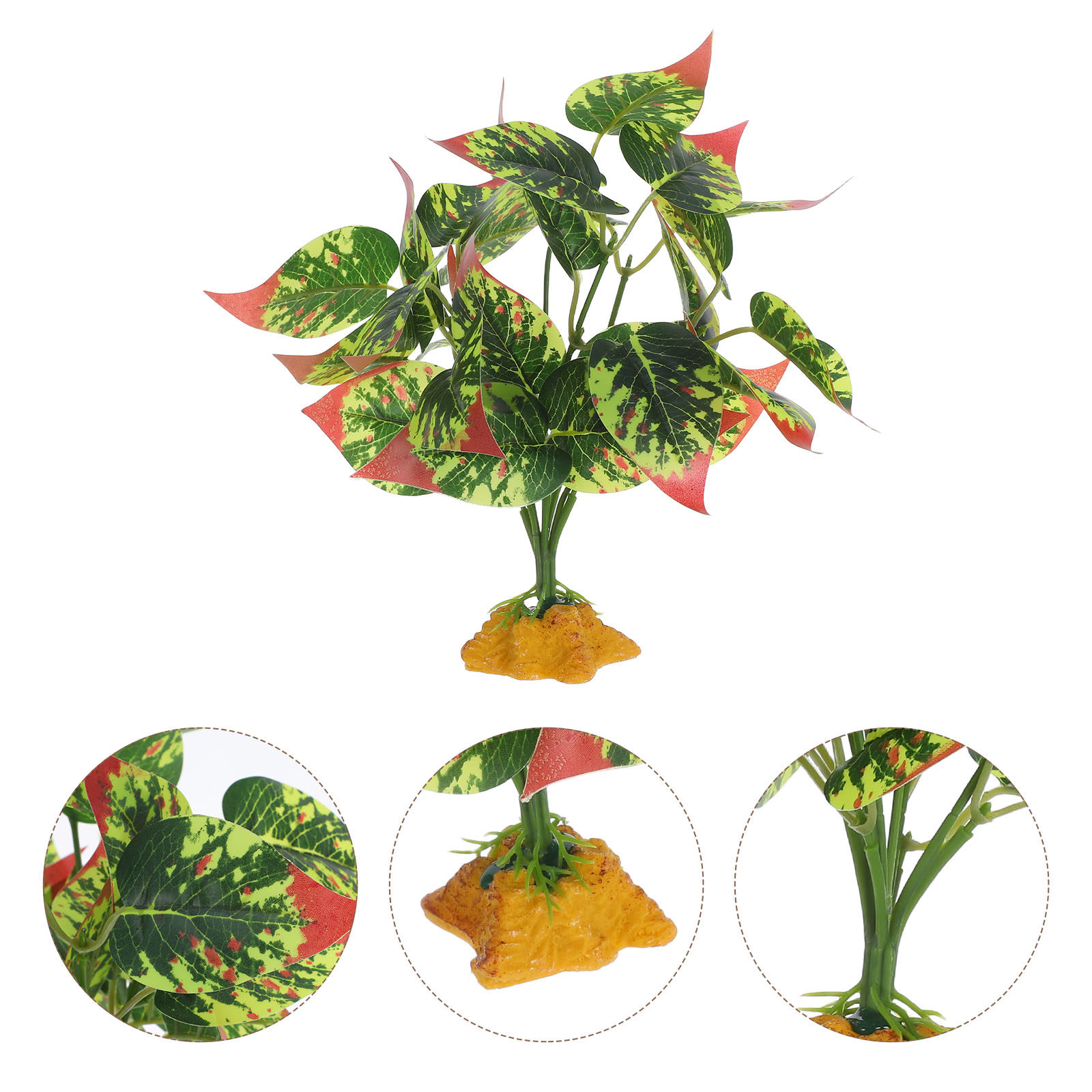 Lifelike ABS Artificial Plants - Aquarium Fish Dragon 评论和价格