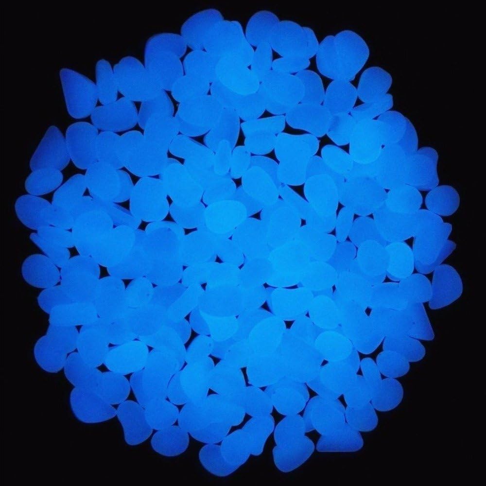 Fish Tank Rocks Glow Blue Pebb - Aquarium Fish Gallery 评论和价格